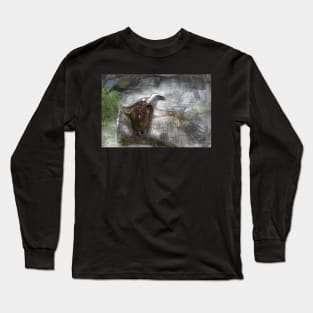 Vulture - portrait 02 Long Sleeve T-Shirt